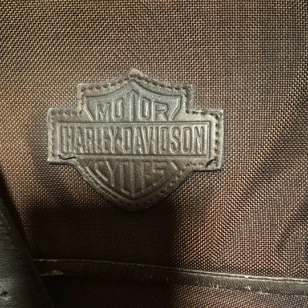 Harley-Davidson Black Messenger Satchel with Strap Accents